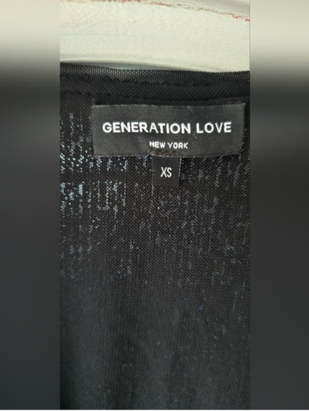 Generation Love Sequin Jumpsuit Black XS Faux Wrap V-Neck Holiday Party NYE Glam - Picture 8 of 16